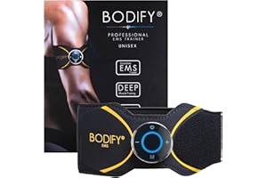 Bodify® Entrenador EMS 2en1 para Brazos y piernas Pro - ¡Estimulación centrada en los músculos de Brazos y piernas! - Desarrollo Muscular - Dispositivo de estimulación de los músculos - EL Original