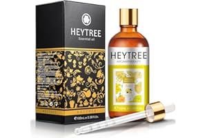 HEYTREE Olio essenziale di limone 100ml - Olio essenziale puro e naturale Ottimo deodorante per ambienti - Perfetto per l'aromaterapia, la cura della pelle e dei capelli