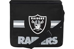 FOCO NFL Officially Licensed Primary Logo Team Stripe 6 or 12 Pack Soft Insulated Game Day Football Lunch Tote Cooler