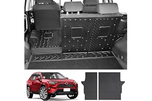 JTYZSM Backrest Mat for 2019-2025 Toyota RAV4 Rear Seat Back Protector All Weather TPE Cargo Liner for 2019 2020 2021 2022 2023 2024 2025 RAV4(Backrest Mat)