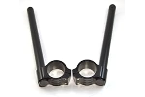 BJ Global - Paire de demi guidons de moto équipés de charnières d'ouverture - Pour Honda Kawasaki Suzuki KTM Yamaha BMW Buell Aprillia Harley (33 / 35 / 37 / 41 mm)