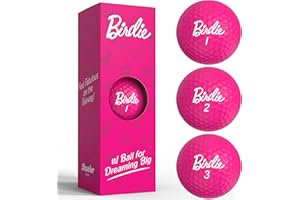 Shanker Golf - Pink Golf Balls - Funny Birdie Women's Golf Balls - Fun Golf Gifts for Women (Sleeve of 3, Novelty)