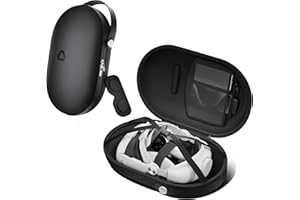 DESTEK CC2 Tasche - Ausgezeichneter Schutz für Meta Quest 3 / Quest Pro/Pico 4 - Top-Qualität All-in-One Zubehöraufbewahrung & Elegante Reisewahl