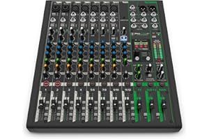 Mackie ProFX12v3+ Mixeur Analogique 12 Canaux avec Effets Améliorés, Modes d'Enregistrement USB et Bluetooth
