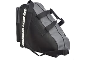 ‎SHERWOOD Sherwood Schlittschuhtasche, Inliner-Tasche für Erwachsene und Kinder, Eishockey-Bag, ideal für Rollschuhe und Eislaufschuhe