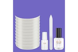 ‎ND24 NAILDESIGN ND24 NailDesign® SOS Nail Repair Set - 4-teiliges Nagelreparaturset mit Fiberglas Streifen, Nagelfeile, Top Coat & Nagelkleber für Eingerissene Natur- und Kunstnägel - Nagelreparatur Made in Germany