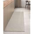 Tappeto Cucina Antiscivolo CHEERX - Assorbente, Lavabile, Grigio 43x75cm Per Corridoio E Lavanderia