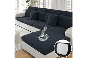 Ystyle Funda Asiento Sofa Ajustable, Impermeable Funda Sofa Cojin Separado, Antideslizante, Universal, Lavable, Protector de Muebles para Perros y Mascotas (2 Asientos, Gris Oscuro)