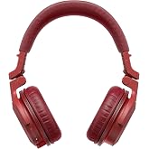 Pioneer DJ HDJ-CUE1BT-R, Bluetooth &ouml;zellikli DJ kulaklık, kırmızı