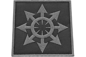 2AFTER1 Subdued Chaos Star Arrows Cross Chaosphere Symbol of Eight Magic Morale Touch Fastener Patch