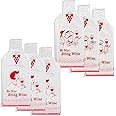 Lazenne Wine Cush - Reusable Wine Bag Sleeve (Set of 6). Wine Travel Protector with Triple Lock and Triple Skin - Spirit, Olive Oil, Beer, Perfume and Wine Bottle Protector for Airplane Luggage