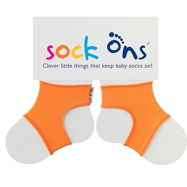 Sock Ons Baby Sock Holders - Keep Infant Socks From Falling Off