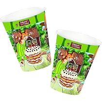 8 PETTERSSON & FINDUS Pappbecher - 200 Ml Für Kindergeburtstag & Mottoparty - Bunte Katzen-Motive