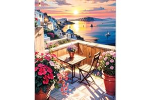 LOLIPONY Pintura por Números para Adultos y Niños al óleo de Lienzo DIY, con Pinceles, Pigmento Acrílico, Pintura de Dibujo DIY, Sin Marco 40X50 CM