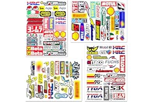 TAIYYI 4 pièces Autocollants Monster Energy pour Moto - Autocollants Cool pour Casque de Moto – Autocollants de Haute Qualité pour Motos, Skateboard, Voiture et VTT (A, B) (B)