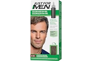 Just For Men Tinte Colorante En Champu Para El Cabello Del Hombre. Castaño Oscuro. H-35