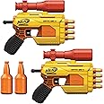 Nerf Alpha Strike Optic Qs-4 Duel Targeting Set, 22-Piece Set Includes 2 Blasters, 4 Half-Targets, and 16 Official Elite Darts