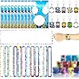 Spider Friends Party Bag Fillers for Kids Boys Girls, 42 Pcs Spiderhero Assorted Toys Pinata Filler with Slap Bands Stickers Keychains Gift Bags Lucky Dip Prize Party Favours for Birthday Gift