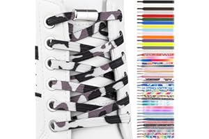 SULPO Lacci scarpe elastici piatti - stringhe elastiche - Lacci colorati con chiusura rapida - Lacci elastici per sneakers - Lacci per bambini e adulti