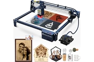 SCULPFUN S30 Pro Max Máquina de grabado láser con soporte automático de aire, 20 W de potencia de salida de láser cuadriláser, 0,005 mm de precisión de grabado láser CNC, ampliable a 935 x 900 mm