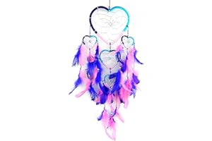 BALI UNBRANDED HANDMADE DREAM CATCHER PINK PURPLE DREAMCATCHER FAIR TRADE HAND CRAFTED BEAUTIFUL QUALITY