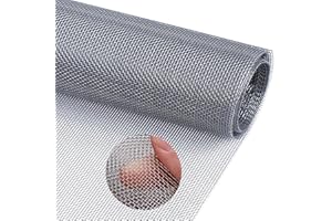 SOSHIEE Rete metallica per topi ad arvicole a maglia fine per finestre, zanzariera per conigli, rete metallica in acciaio inox