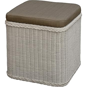 BAD Sitzbank Wäschetruhe Wäschekorb Walnuss Hocker Modell ELECSA 0330