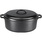 Amazon Basics Horno Holandés Pretratado 6,62 L
