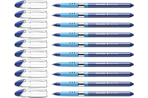 ‎SCHNEIDER Schneider 151203 Slider Basic Kugelschreiber (Kappenmodell mit Soft-Grip-Zone, Strichstärke XB) 10er Pack, blau