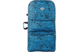 Two Bare Feet 44" Double Bodyboard Carry Bag – Heavy Duty, Large Capacity for Two Boards – Padded Shoulder Strap, Durable Zippers, Travel & Beach Ready – Multiple Colours