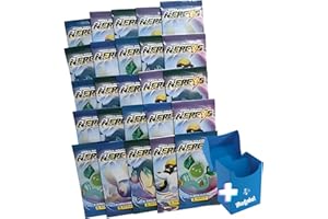 UTOPIA GOODS Panini Pack Cartas Nergys Diferentes Versiones para Coleccionistas y Aficionados de Cartas Exclusivas - Parecido a Pokemon y del Mismo Fabricante Que Cromos La Liga (25 Sobres)