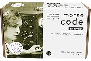 Flights of Fancy 85807 Morse Code Creative Kit, Brown, White