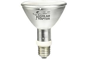 SOLAR RAPTOR HID Faretto UV 35 Watt Flood, lampada a vapore in metallo, calore e lampada UV per terrari