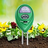 Flintronic Soil Moisture Meter, 3 in 1 Accurate Soil Tester with pH Meter, Light and Humidity, Agriculture/Garden Moisture Te