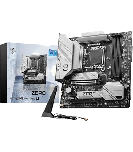 MSI B760M Project Zero Gaming Motherboard (Support 14th/13th/12th