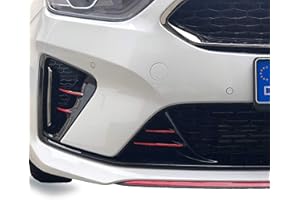 ‎PRINTATTACK P055 Frontgrill Stripes | Designline | 10er-Set Stripes | Folien Set | Kühlergrill | Stoßstangen Folie (Clematisblau)