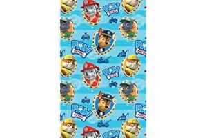 Danilo Promotions LTD PA016 PAW PATROL WRAP, 4 m x 69 cm, papel de regalo para regalos infantiles, papel de regalo respetuoso con el clima, papel reciclable, papel con licencia oficial