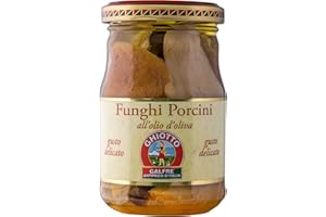 Galfrè Antipasti d'Italia - Porcini tagliati sott'olio d'oliva g. 190"Gusto Delicato" senza aceto