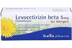 BETAPHARM ARZNEIMITTEL GMBH LEVOCETIRIZIN beta 5 mg Filmtabletten