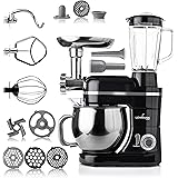Lehmann Robot da Cucina Universale 3 in 1 Set | Mescolatore con Sistema di Agitazione Planetaria | Robot Multifunzione con Tr