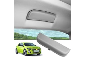 ‎SKTU SKTU Auto Brillenetui für Peugeot 208 2008 308 3008 5008 Sonnenbrillenhalter Brillen Aufbewahrungsbox ABS-Material Grau
