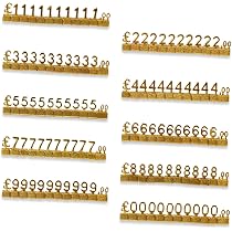 1000 Étiquettes Prix Circulaires Or Pour Bijoux - Adhésifs Amovibles 15x50mm