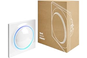FIBARO Walli Switch / Z-Wave Plus Unterputz Relaisschalter, Drahtloser Ein-Aus-Auslöser, FGWDSEU-221, Weiß