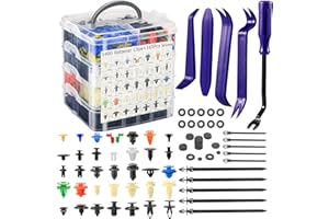 Uolor 1565 Stücke Auto Befestigungsclips Universal Set – 36 Arten Türverkleidung Clips, Stoßstangen Spreiznieten & Karosserieclips mit Demontage-Werkzeug – Nylon Kunststoffclips für Ford,Toyota,Honda