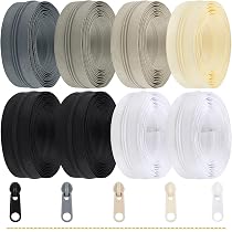 Dulynva Cerniera Lampo In Nylon 30 M – 10 Colori, Con Cursori E Fermagli, Per Abbigliamento, Borse E Cuscini
