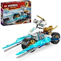 LEGO NINJAGO Lodowy motocykl Zane'a, zabawka dla 7-latka, 7-latki