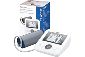 Beurer BM 27 Upper Arm Blood Pressure Monitor with Cuff Fit Control, clinically validated, Cuff for 22-42 cm, Risk Indicator, Arrhythmia Detection, Data Transfer to Apple Health and co