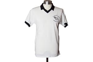 DERBY COUNTY FC Derby County 1975 Charity Shield Shirt - White, Large