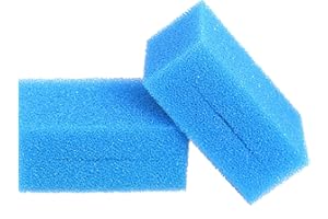 INGVIEE 2 Stück Kompatibel Blau Grob Ersatzschwamm für Oase Biotec Screenmatic 18/36