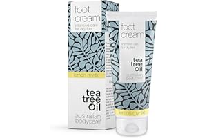 Crème Nourrissante Pieds Australian Bodycare Foot Cream (100ml) | Tea Tree Oil + Lemon Myrtle | Elimine Corne | Traitement Contre Pieds Durs, Secs & Crevassés Avec 10% d'Urée